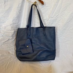 J. Crew leather tote